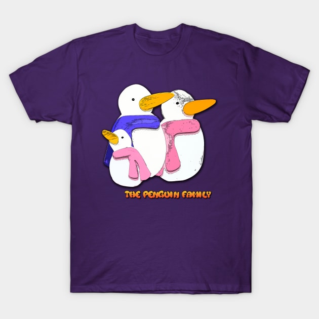 The Penguins Family T-Shirt by RiverPhildon